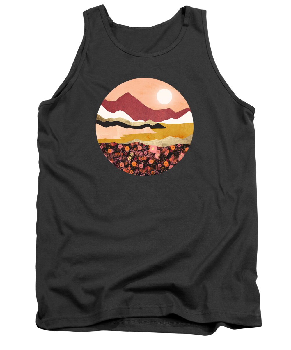 Autumn Tank Top featuring the digital art Autumn Field II by Spacefrog Designs