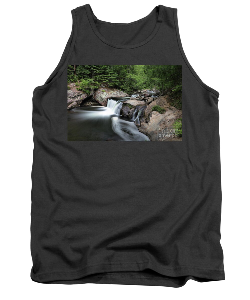 Baby Falls Tennessee Tank Top featuring the photograph Baby Falls by Rick Lipscomb