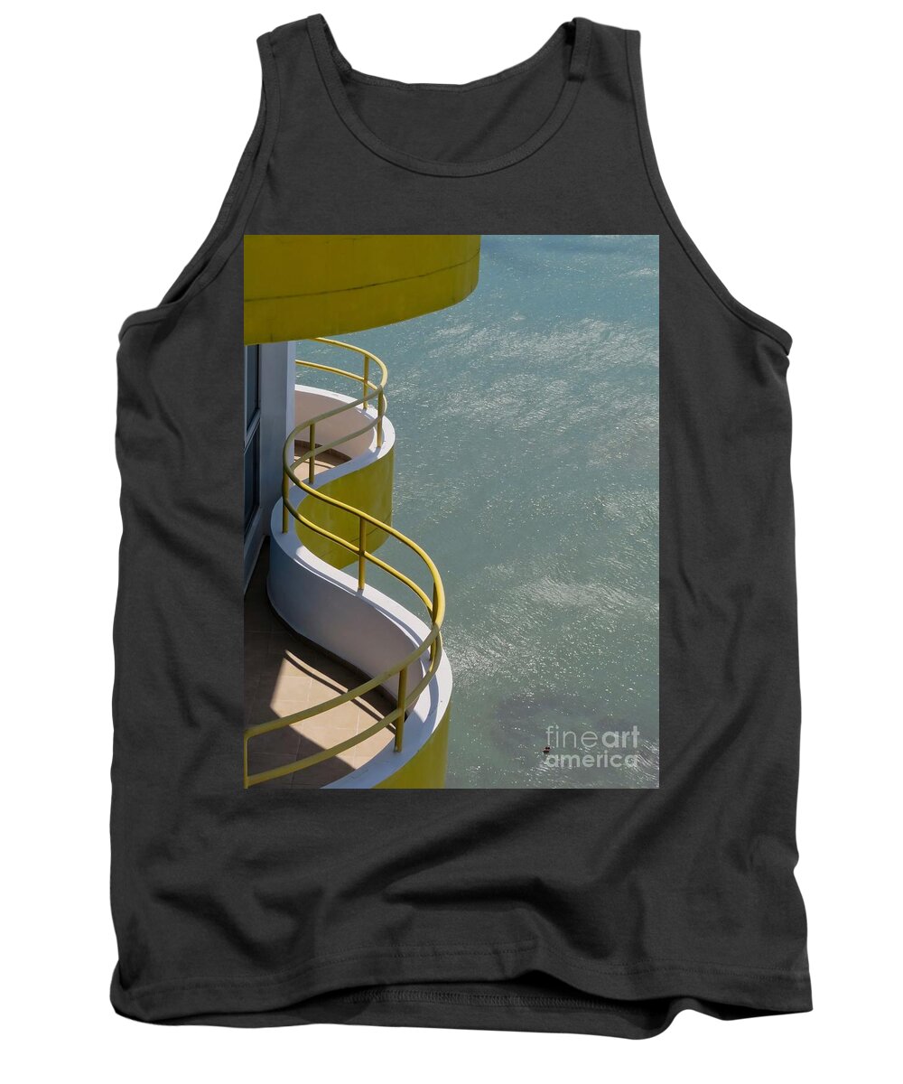 Railings Tank Top featuring the photograph Balcony View by Diana Rajala