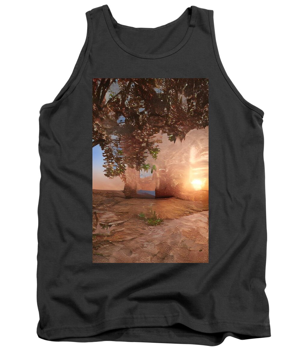  Tank Top featuring the digital art Beam Me Up by Rod Turner