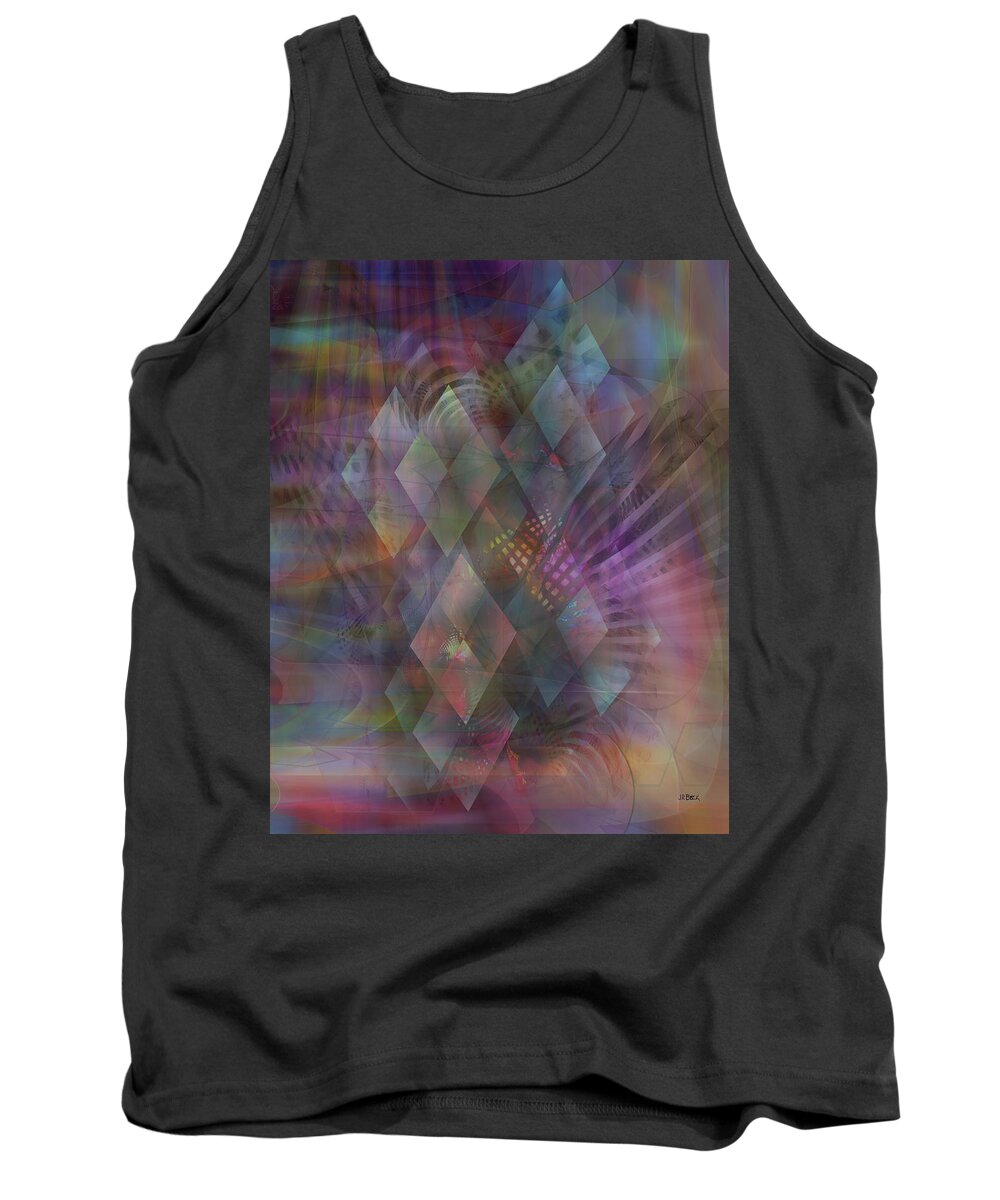 Bedazzled Tank Top featuring the digital art Bedazzled by Studio B Prints
