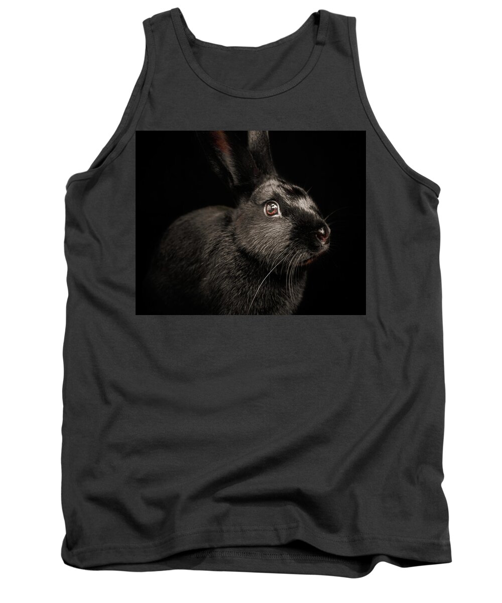 Rabbit Tank Top featuring the photograph Benji by Jeanette Fellows