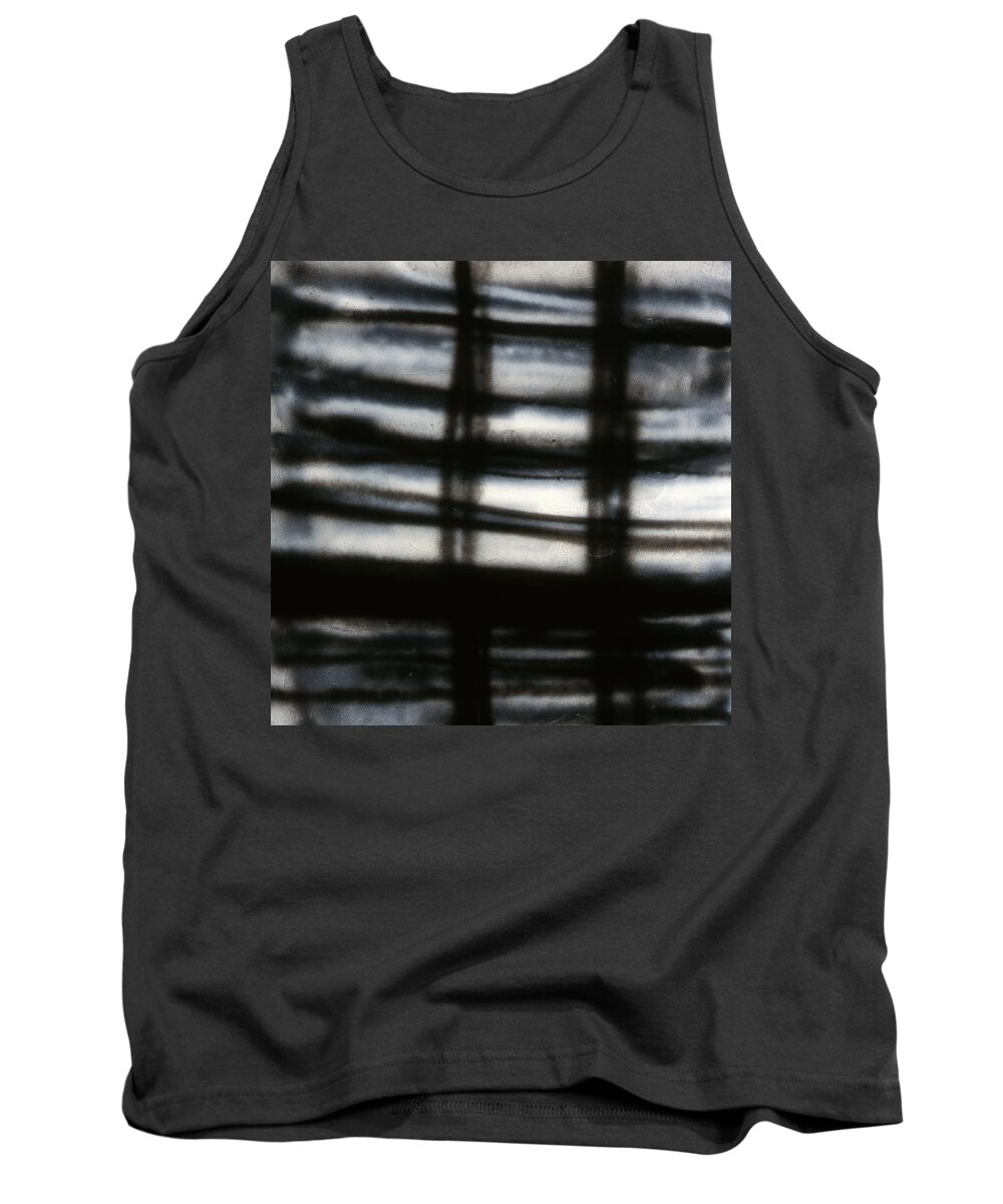 Abstract. Painting Tank Top featuring the painting Between the Blinds by Diane Holland SF Int'l Art