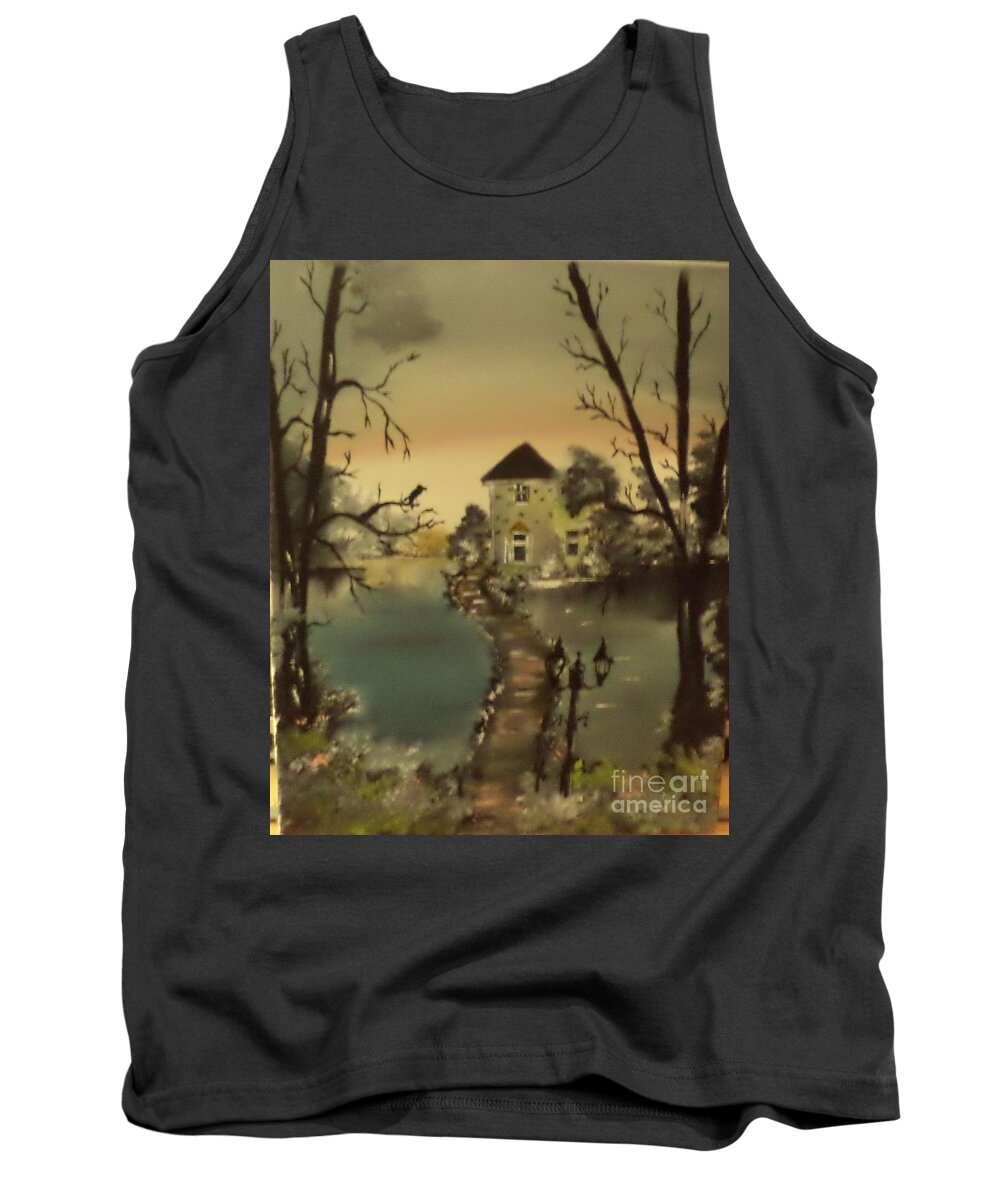 Landscape Tank Top featuring the painting Bewitched Painting # 245 by Donald Northup