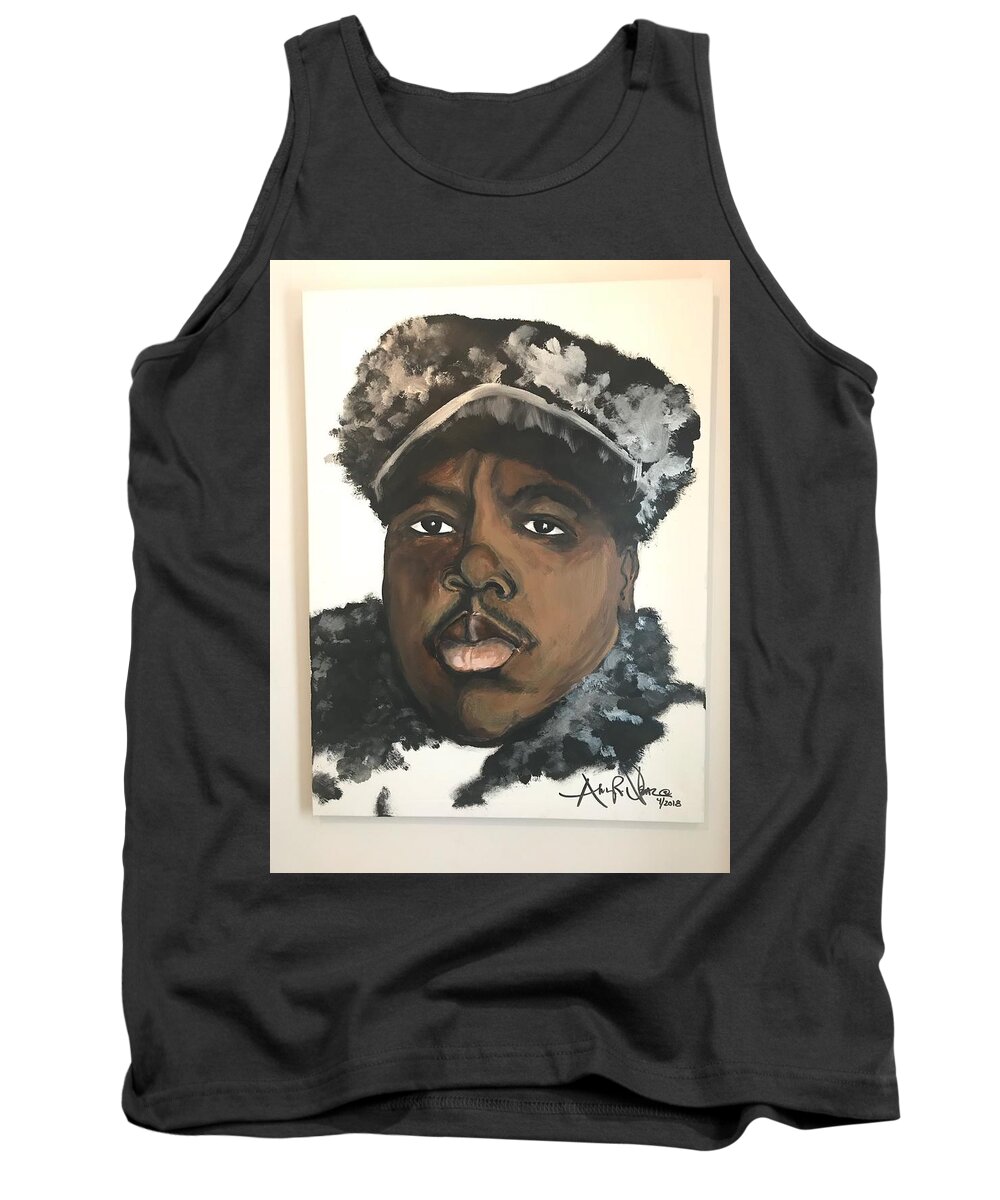  Tank Top featuring the painting Biggie by Angie ONeal