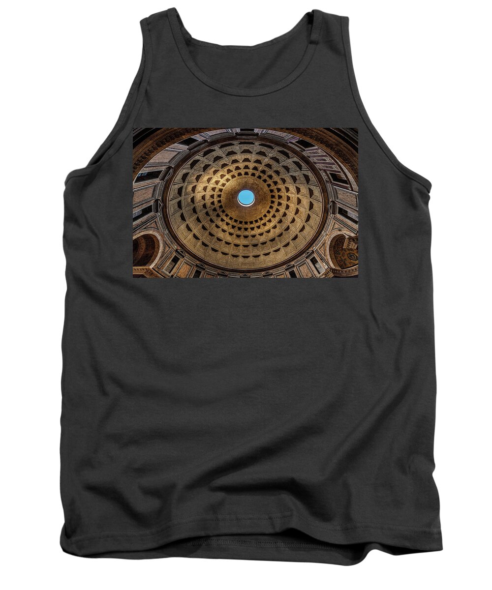 Pantheon Tank Top featuring the photograph Blue Spot by David Downs