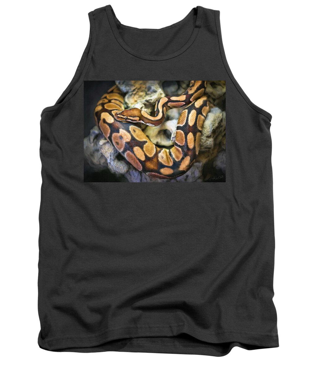 Boa Constrictor Tank Top featuring the painting Boa Constrictor Snake by Hillary Kladke