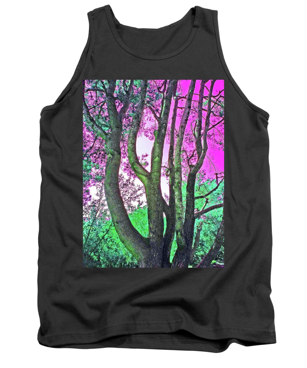 Tree Tank Top featuring the photograph Branching Out by Andrew Lawrence