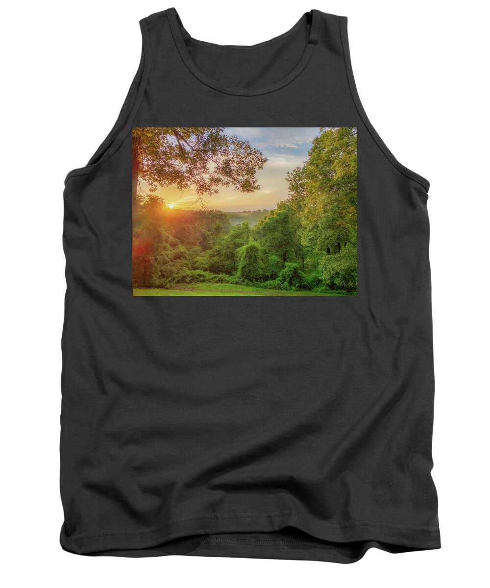 Sunset Tank Top featuring the photograph Branson Sunset by Allin Sorenson