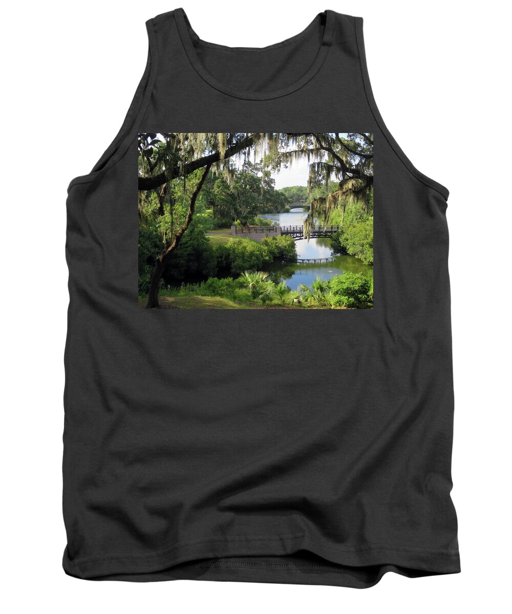 Landscape Tank Top featuring the photograph Bridges Over Tranquil Waters by Rick Locke - Out of the Corner of My Eye