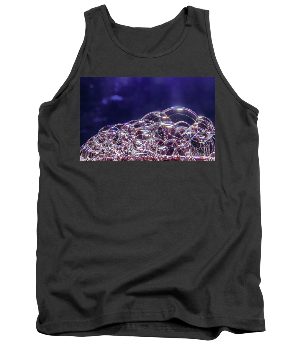 Macro Tank Top featuring the photograph Bubbles by Tom Watkins PVminer pixs