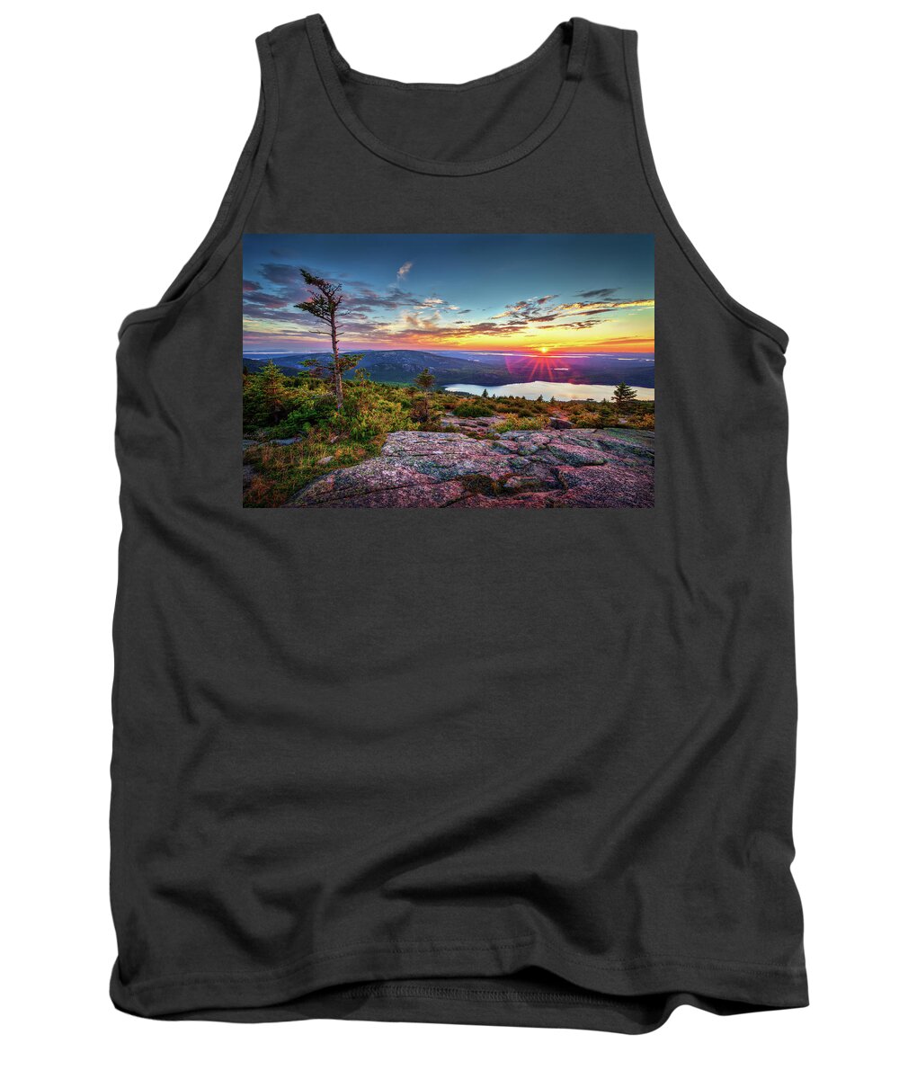 Acadia National Park Tank Top featuring the photograph Cadillac Mountain 8523 by Greg Hartford
