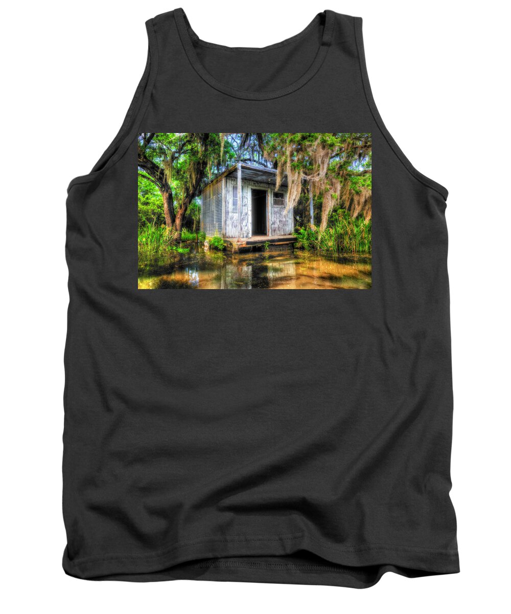 Louisiana Tank Top featuring the photograph Cajun Castle by Andy Crawford