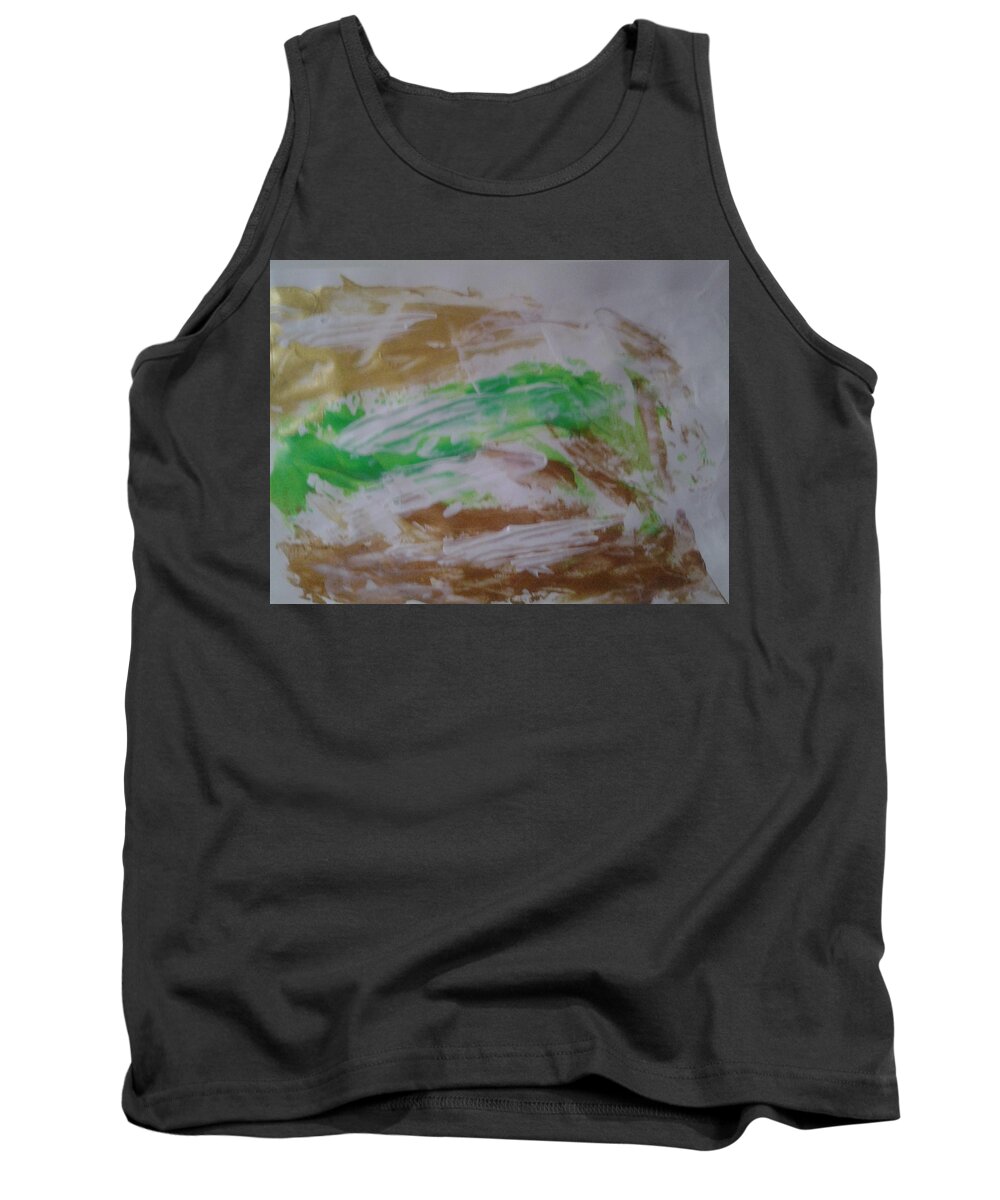  Tank Top featuring the painting Caos43 by Giuseppe Monti