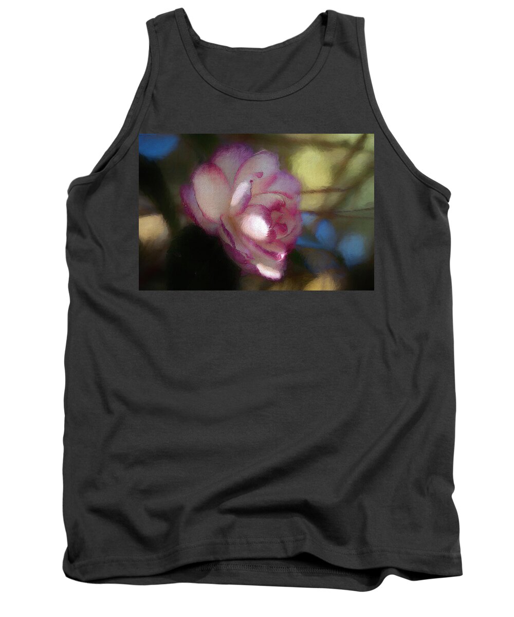 Camellia Tank Top featuring the photograph Captivating Camellias 3 by Cheri Freeman
