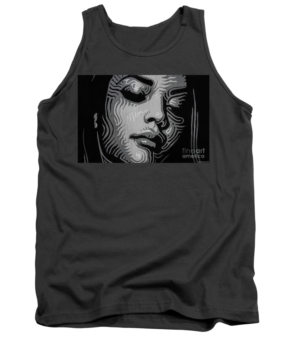 Tank Top featuring the mixed media Carpe Noctem by SORROW Gallery