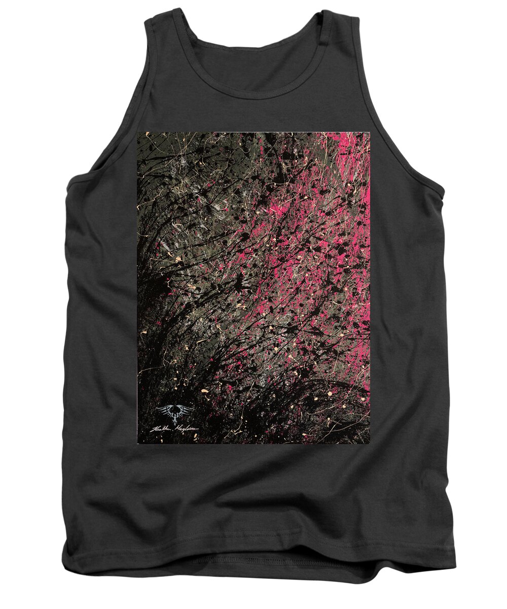 Abstract Tank Top featuring the painting Catch Tango by Heather Meglasson Impact Artist