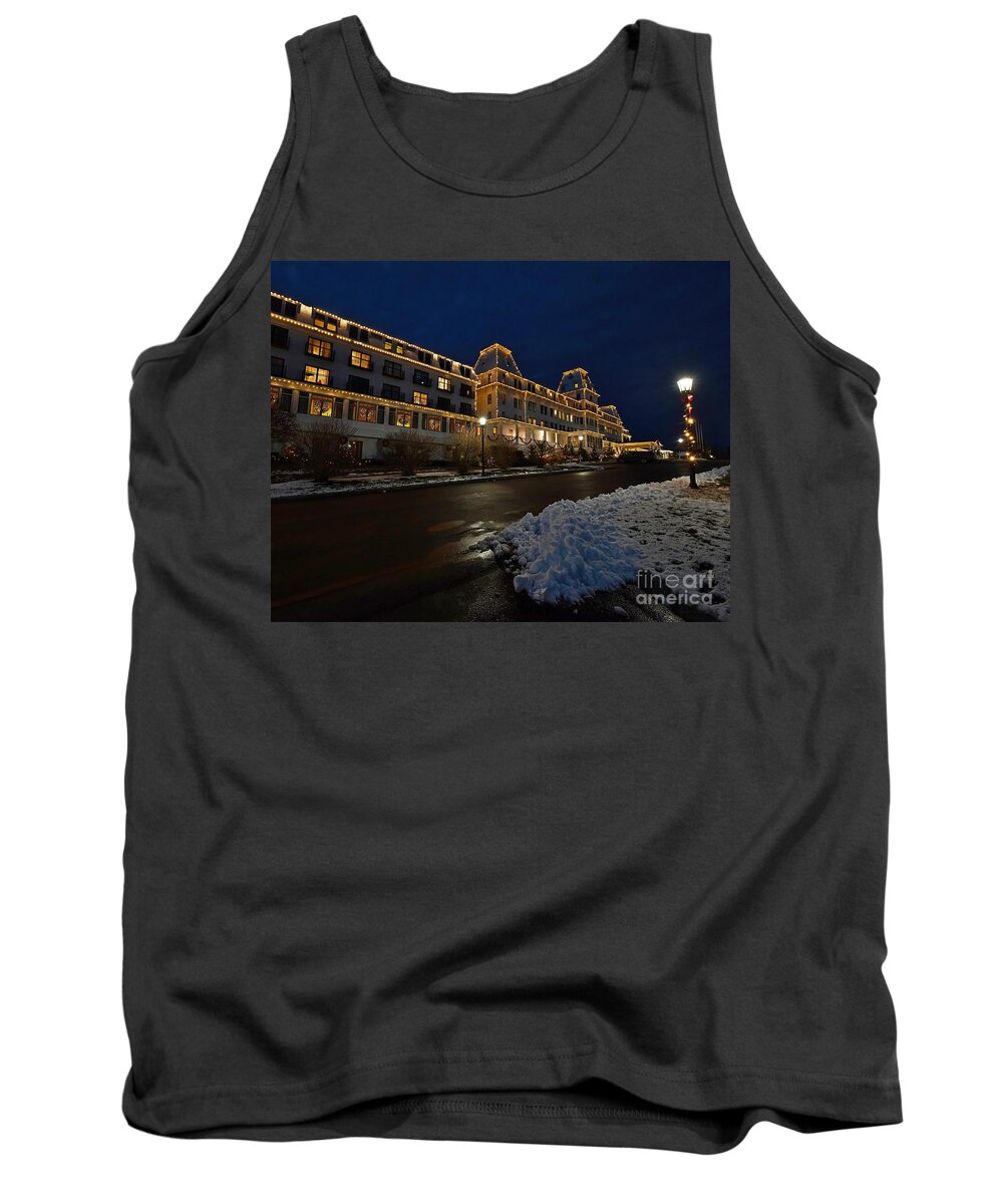 Christmas Tank Top featuring the photograph Christmas at the Wentworth By the Sea by Steve Brown