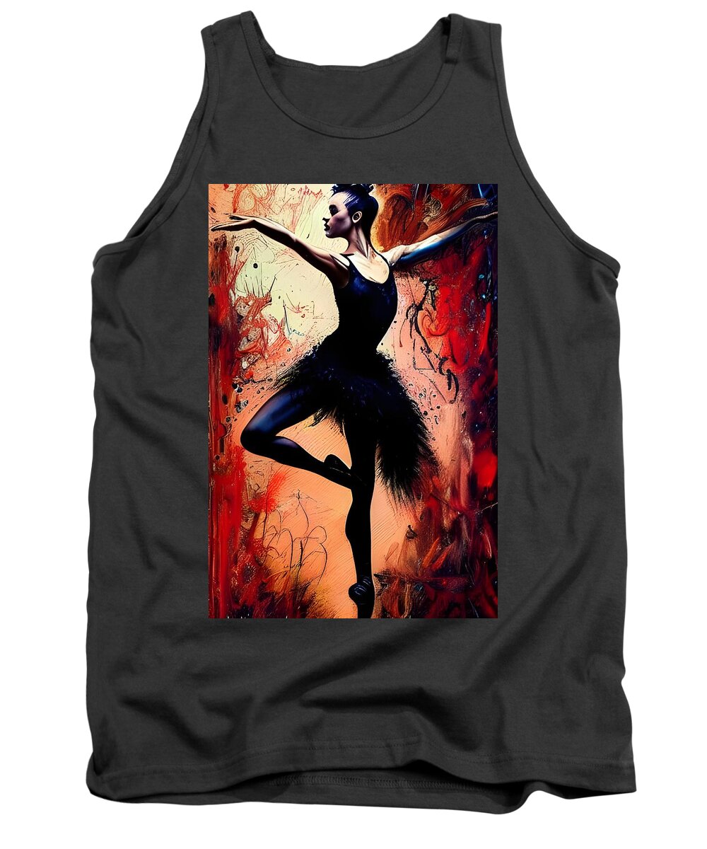Digital Tank Top featuring the digital art Confidence by Beverly Read
