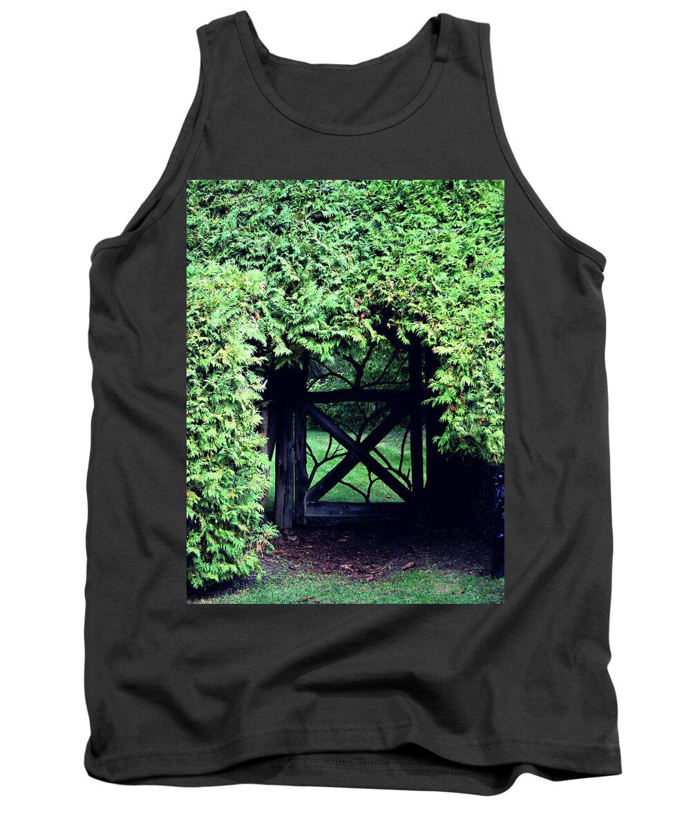 Covered Up Tank Top featuring the photograph Covered Up by Cyryn Fyrcyd