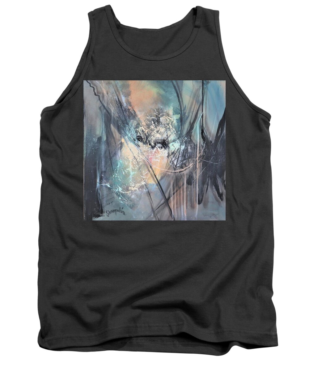 Cradle Of Life Tank Top featuring the painting Cradle of Life by Tom Shropshire