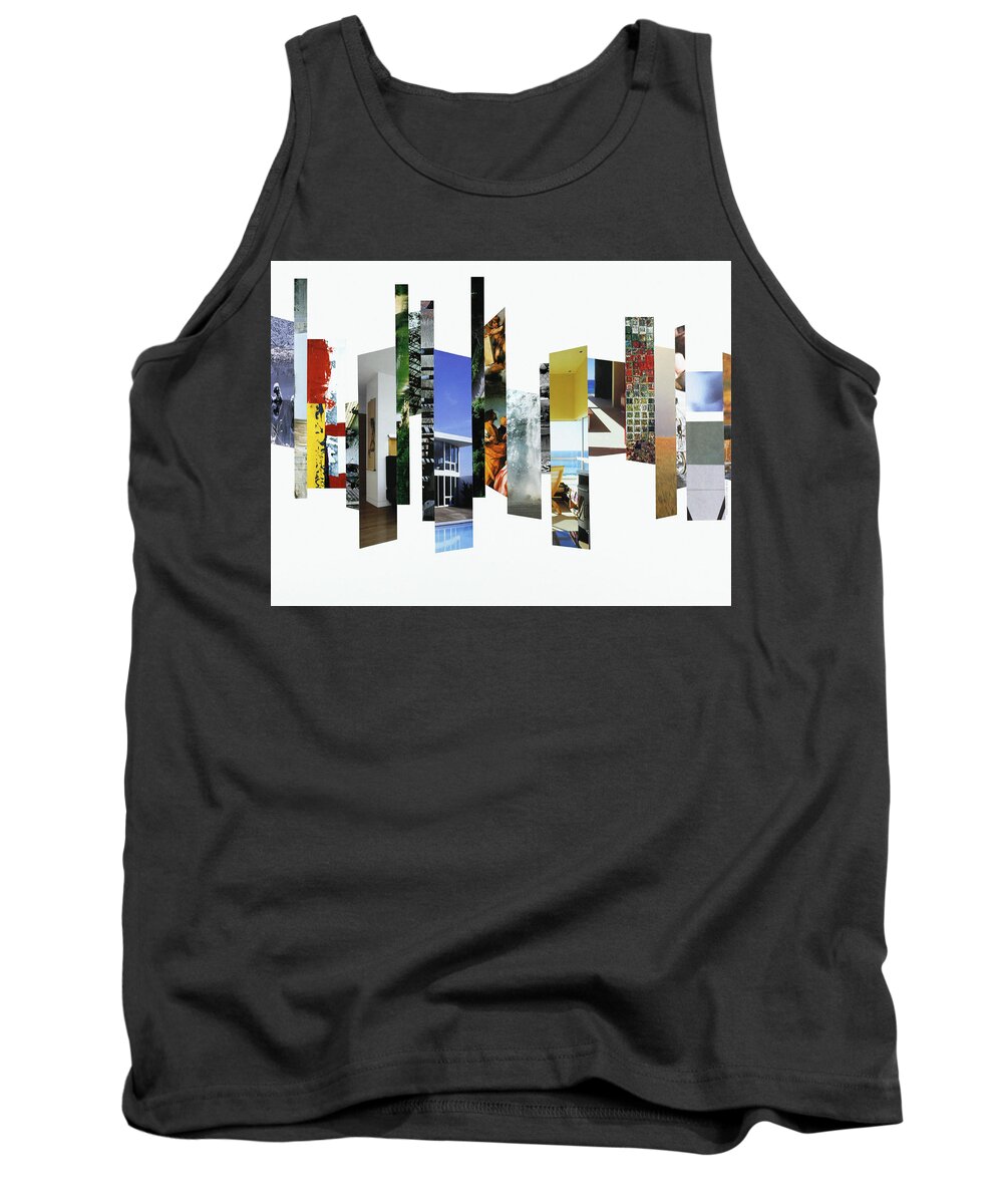 Collage Tank Top featuring the photograph Crosscut#111 by Robert Glover