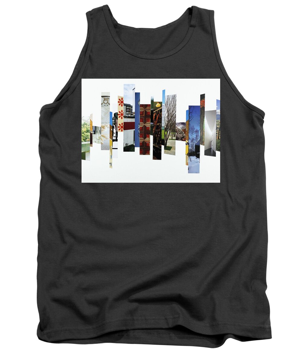 Collage Tank Top featuring the photograph Crosscut#126 by Robert Glover