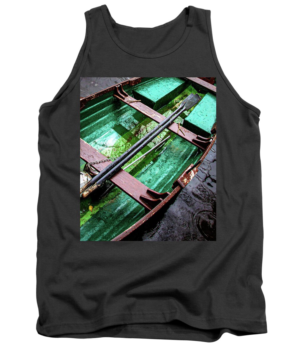 Boat Tank Top featuring the photograph Currach by Cheryl Prather