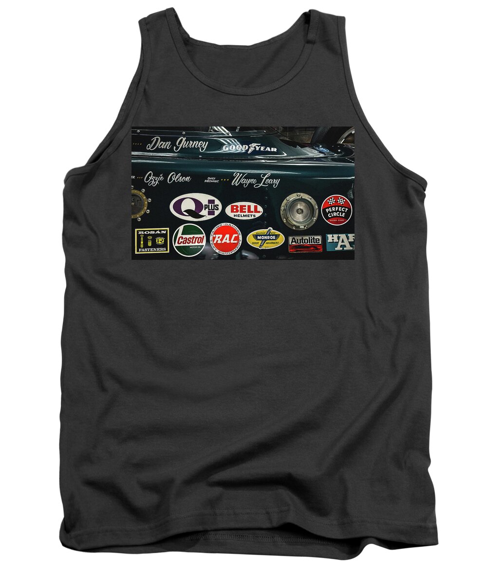  Tank Top featuring the photograph Dan Gurney and Company by Josh Williams