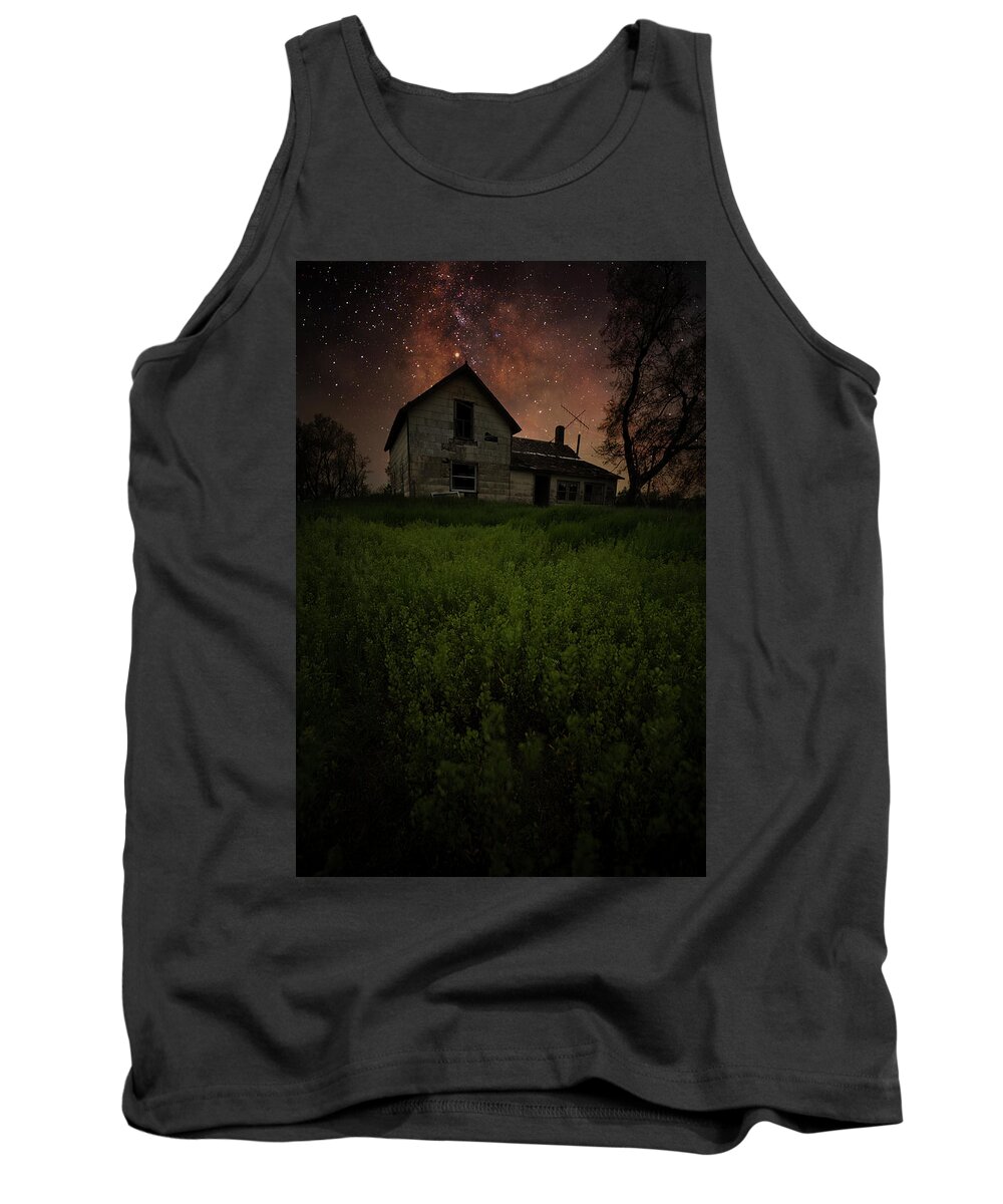 Dark Places Tank Top featuring the photograph Dark Roots of Earth by Aaron J Groen