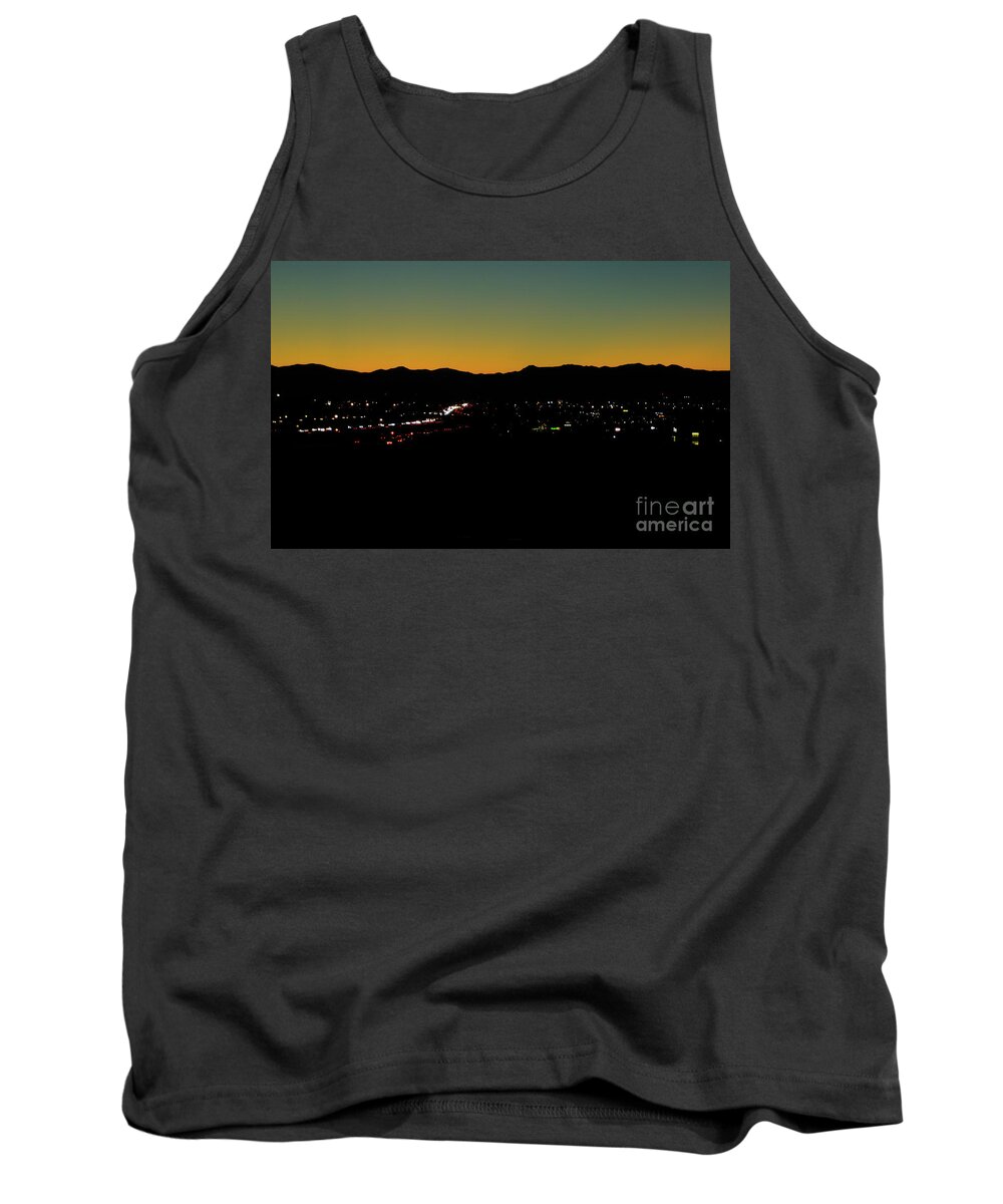 Denver Tank Top featuring the photograph Denver at Sunset by Randy J Heath