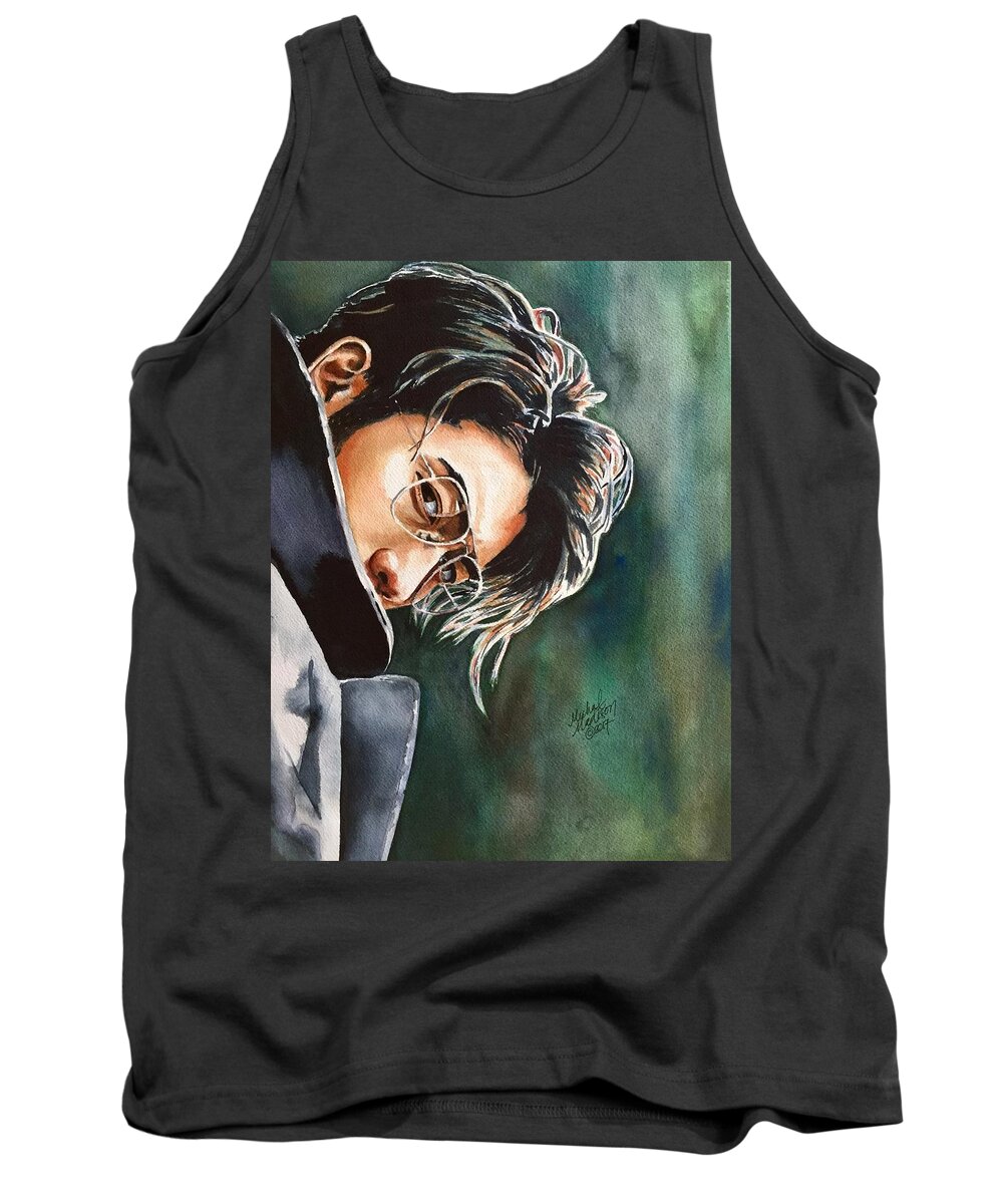 Godfrey Gao Tank Top featuring the painting Destiny by Michal Madison