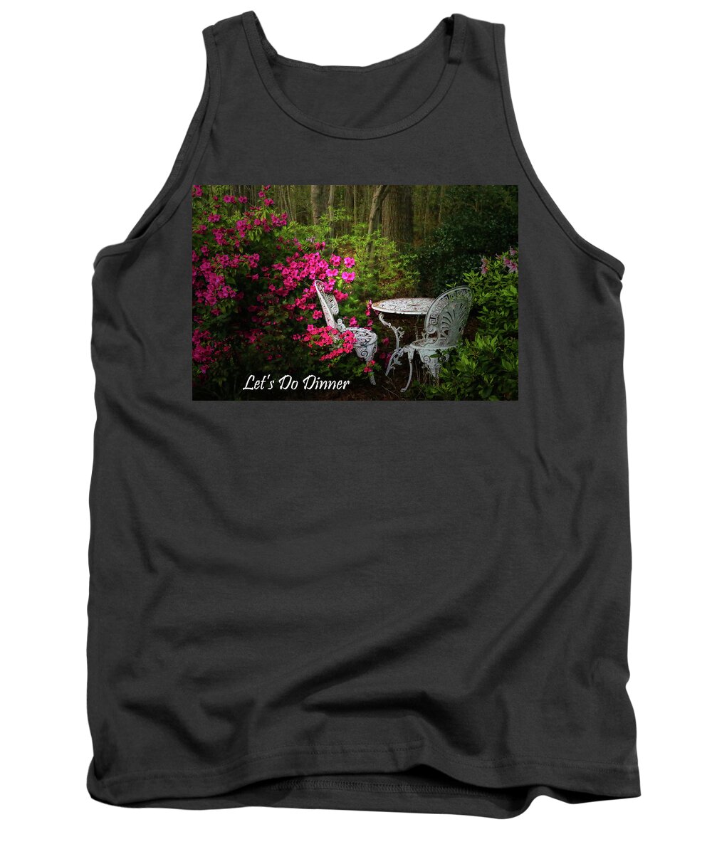 Garden Tank Top featuring the photograph Dinner Invitation by Ola Allen