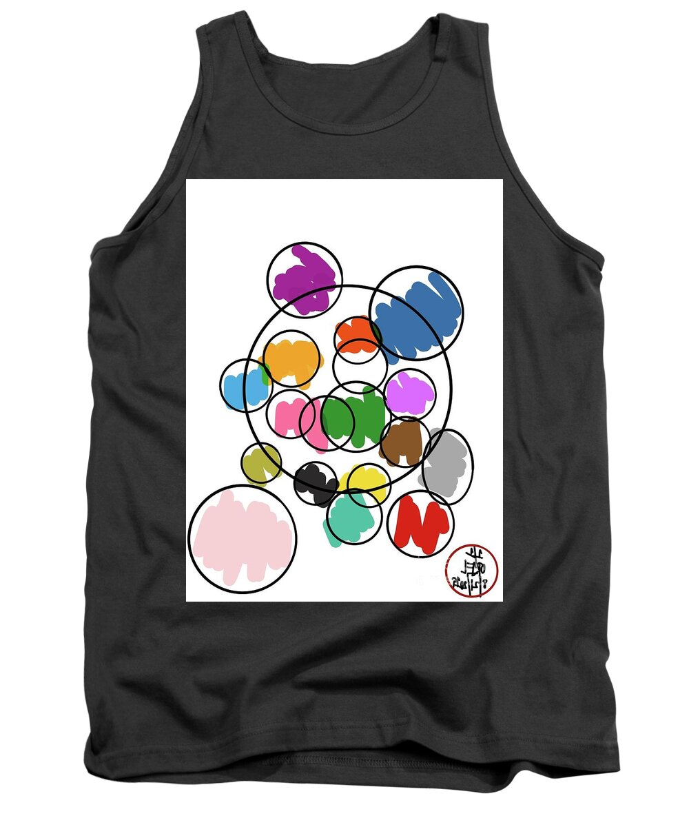  Tank Top featuring the painting Diversity by Oriel Ceballos
