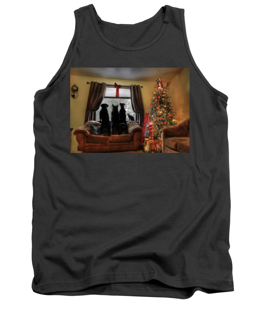 Christmas Tank Top featuring the photograph Do You Hear What I Hear by Lori Deiter