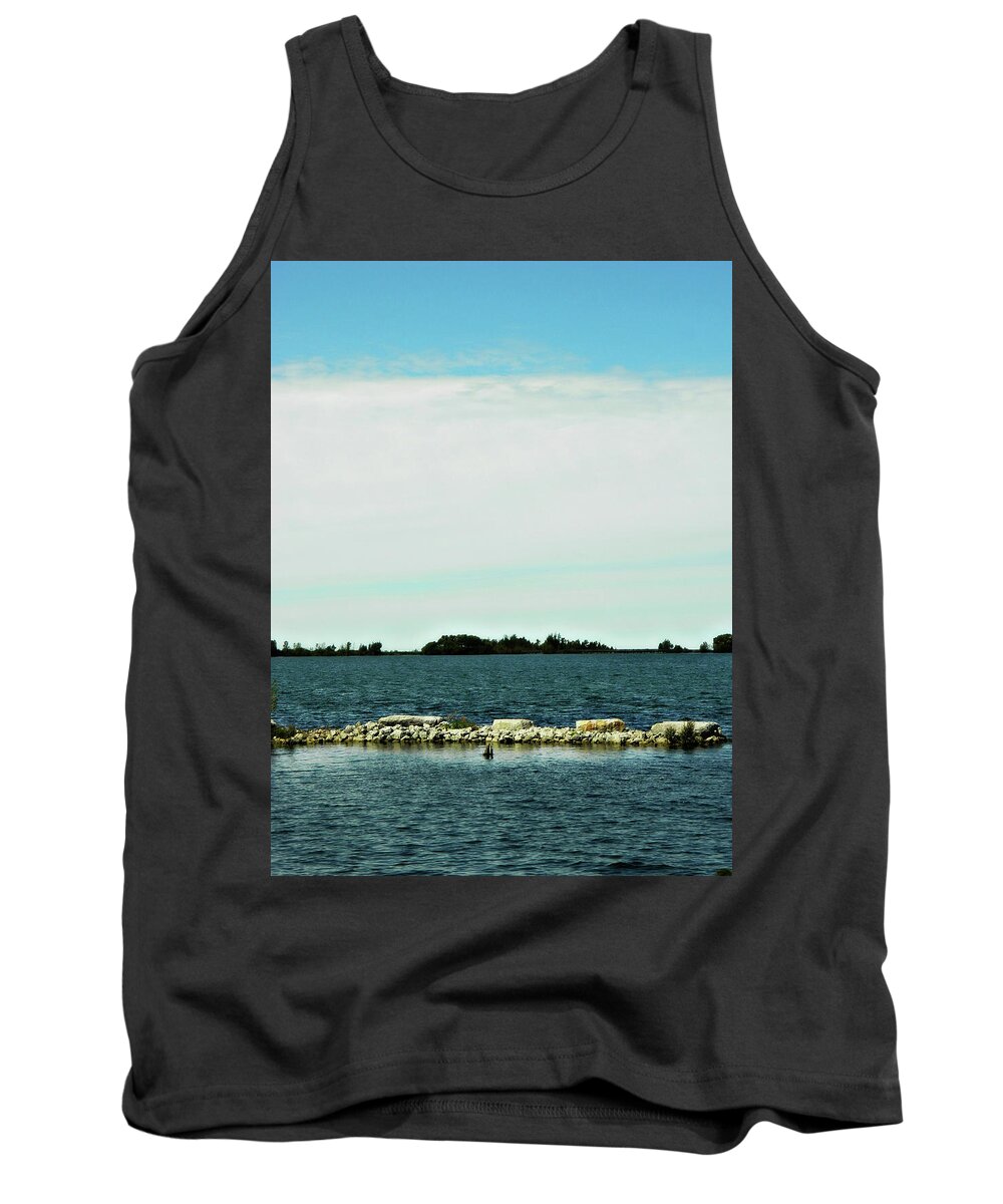Don't Look Tank Top featuring the photograph Don't Look by Cyryn Fyrcyd