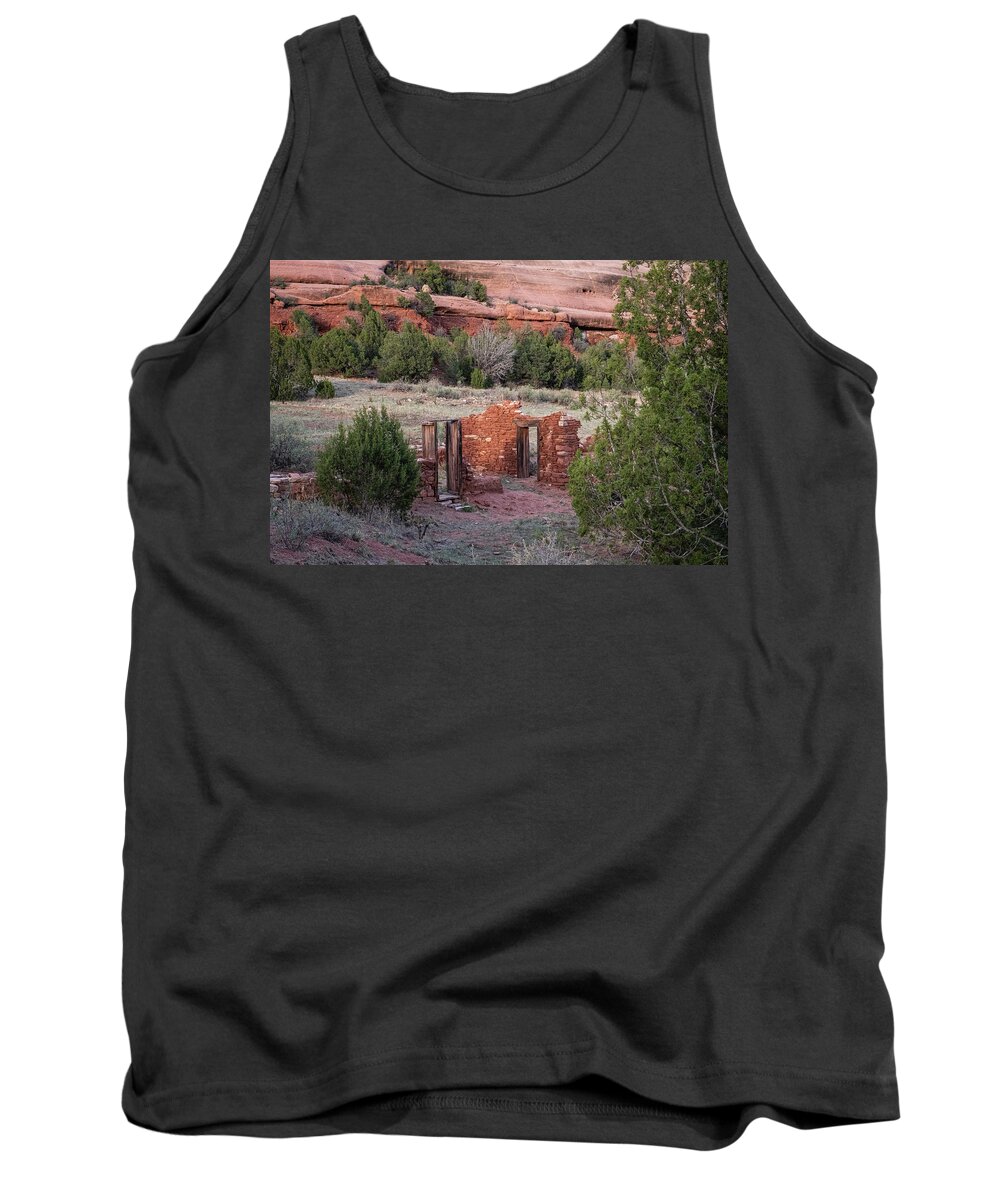 Historic Tank Top featuring the photograph Doorways of the Past by Mary Lee Dereske