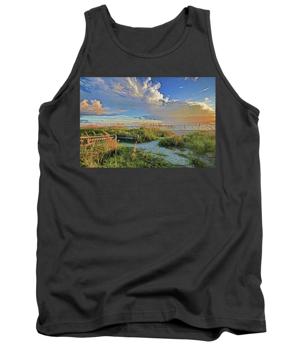 Anna Maria Island Florida Tank Top featuring the photograph Down To The Beach 2 - Florida Beaches by HH Photography of Florida