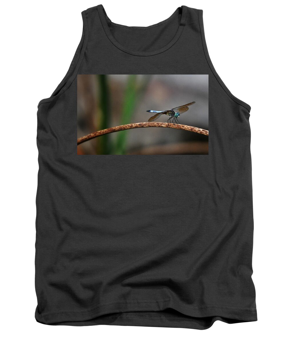 Photo Tank Top featuring the photograph Dragonfly by Evan Foster