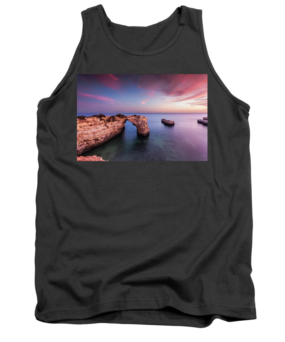 Sunset Tank Top featuring the photograph Dream light by Jorge Maia