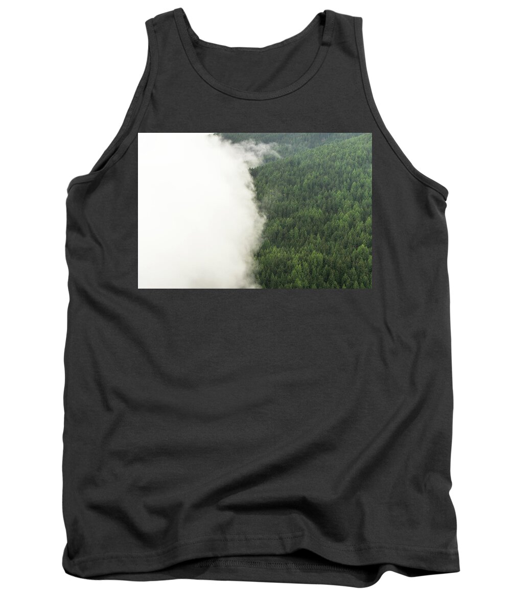 Forest Tank Top featuring the photograph DSC08265 - Forest Cloud by Marco Missiaja
