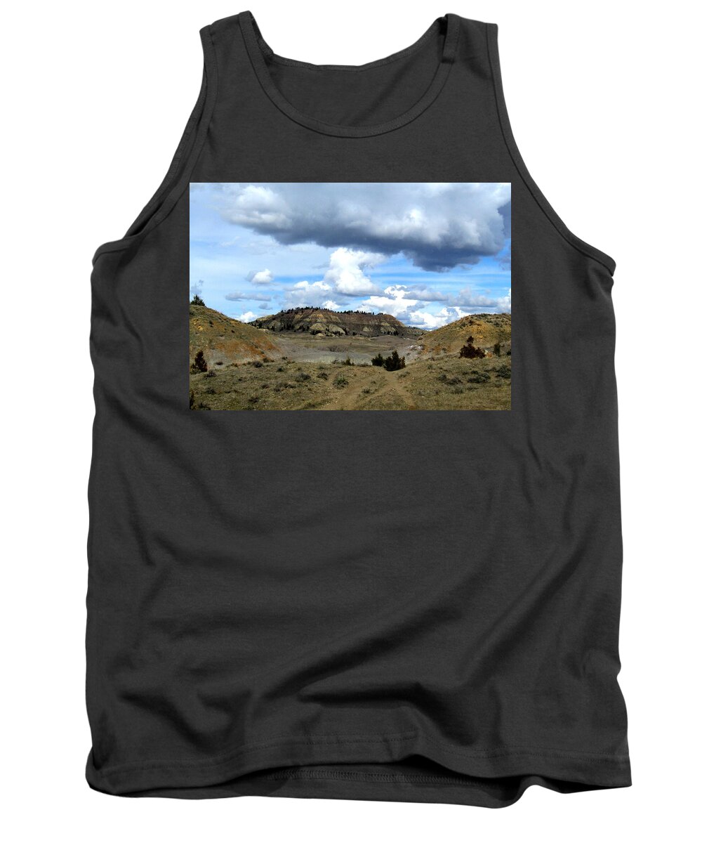 Badlands Tank Top featuring the photograph Eastern Montana Badlands by Katie Keenan