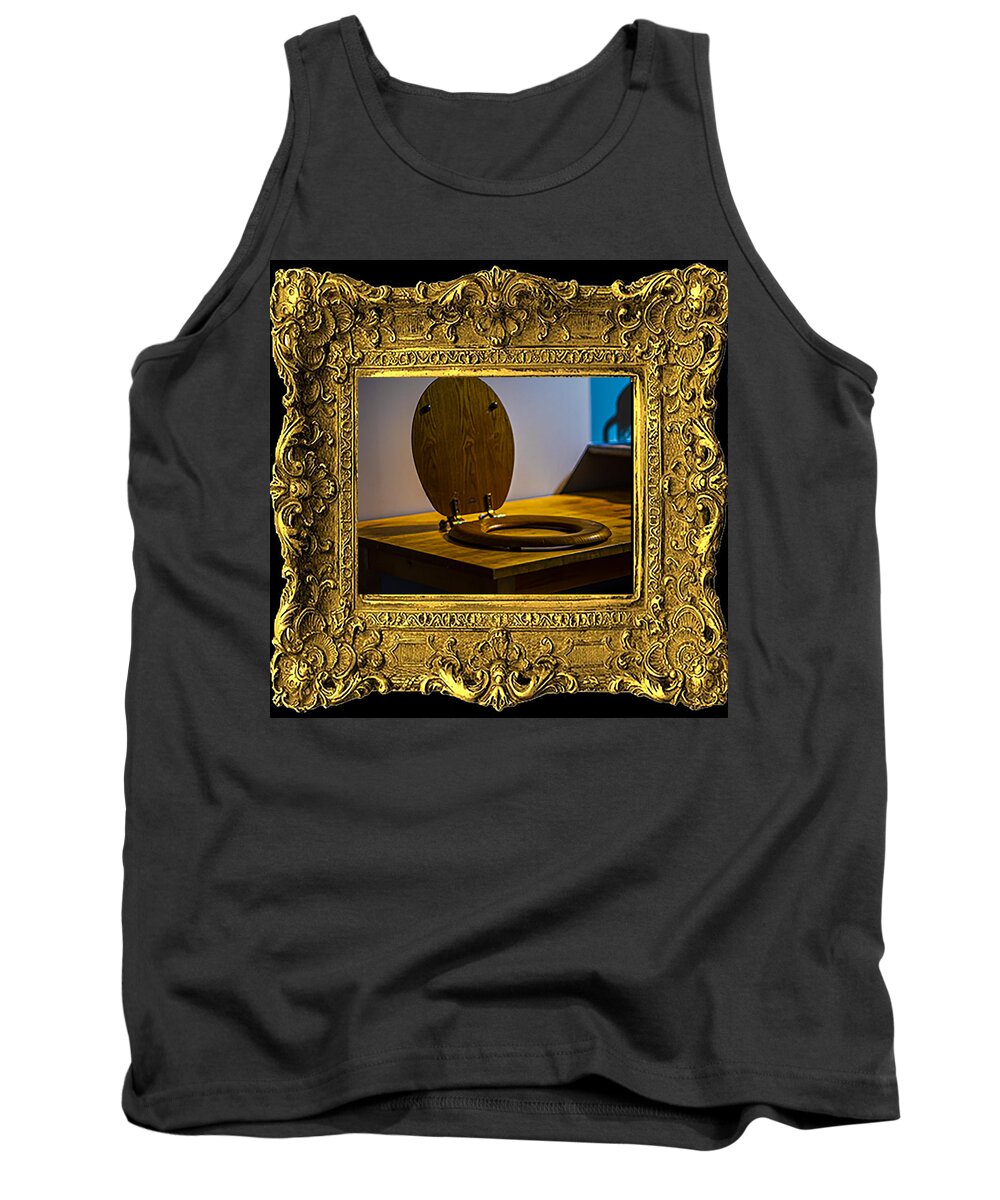 Tank Top featuring the digital art Eating and Drinking From the Toilet of Religion by Jerald Blackstock