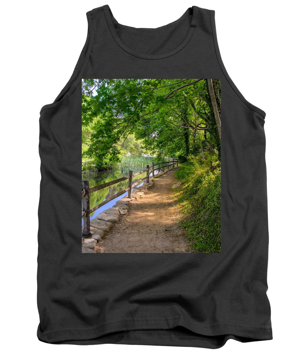 Grist Mill Tank Top featuring the photograph Enchanted Trail by Rod Best