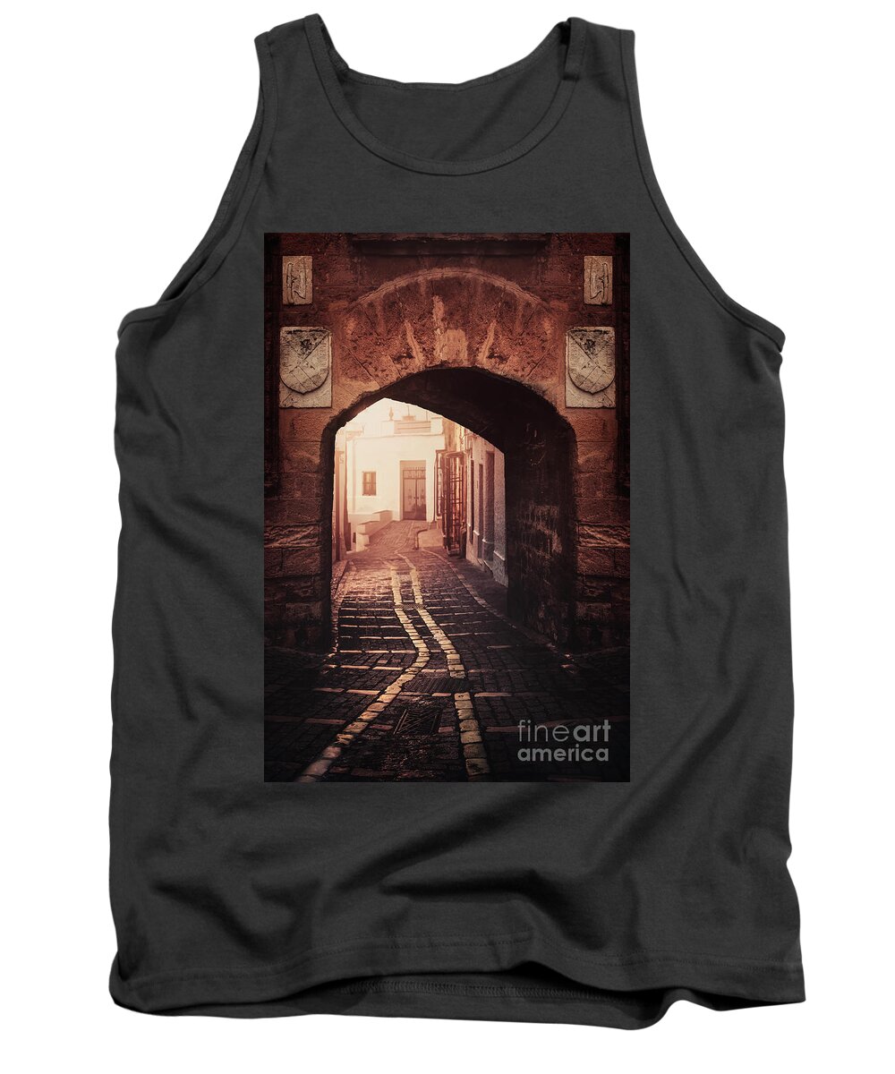 Kremsdorf Tank Top featuring the photograph Enter The Old Town by Evelina Kremsdorf