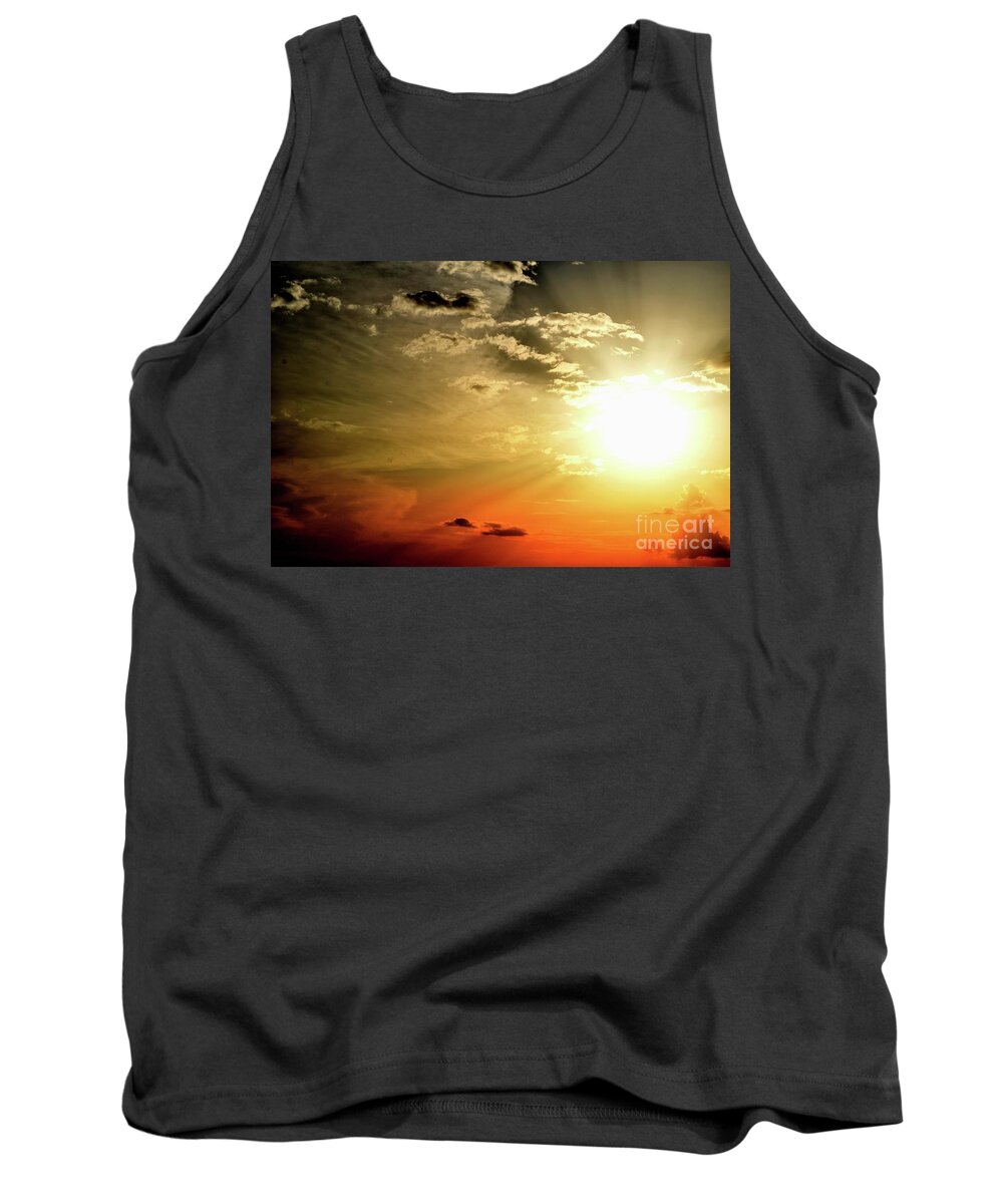 Nature Tank Top featuring the photograph Equivalents of Clouds 004 by Leonida Arte