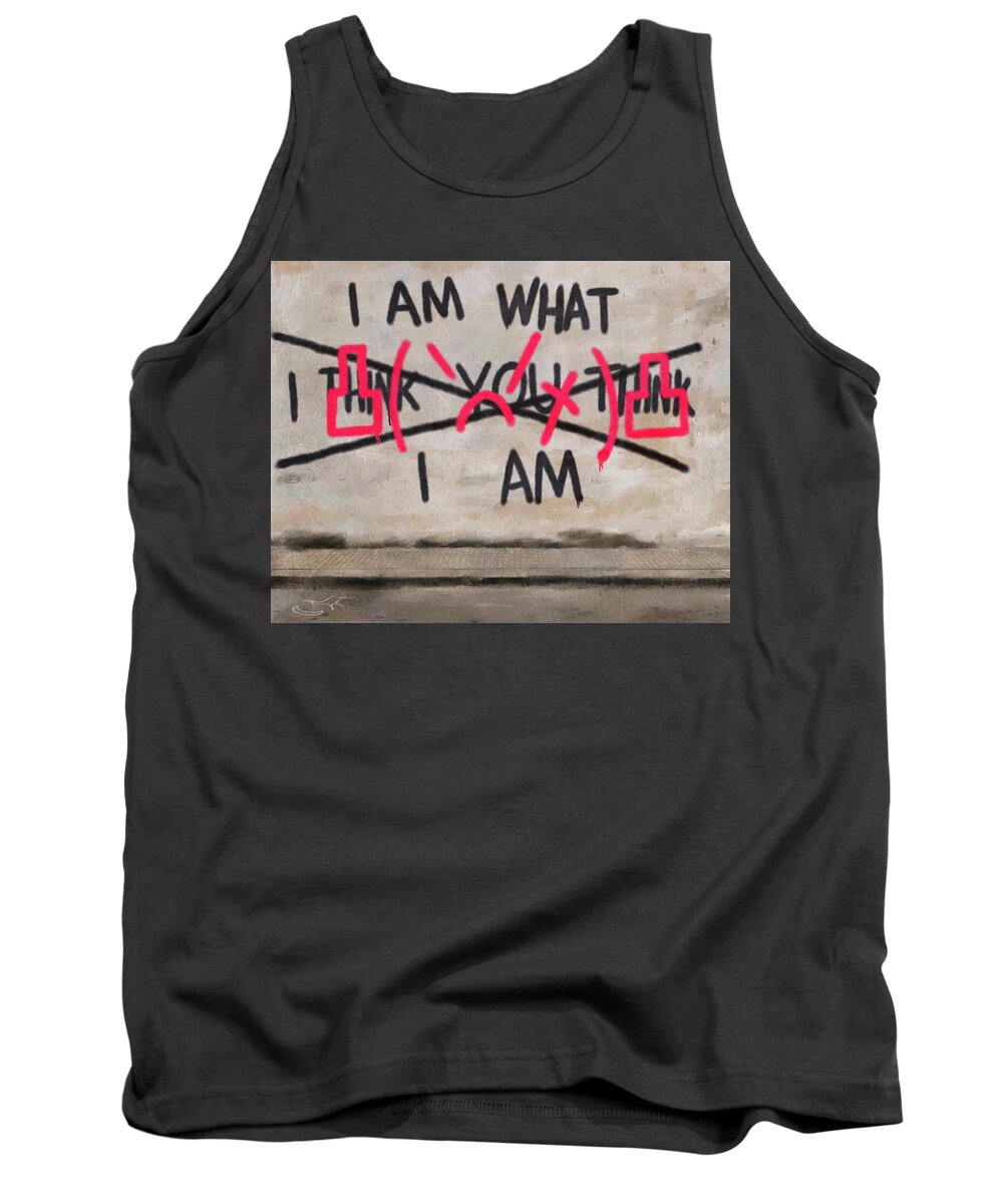  Tank Top featuring the digital art Existential Outlaw by Jason Cardwell