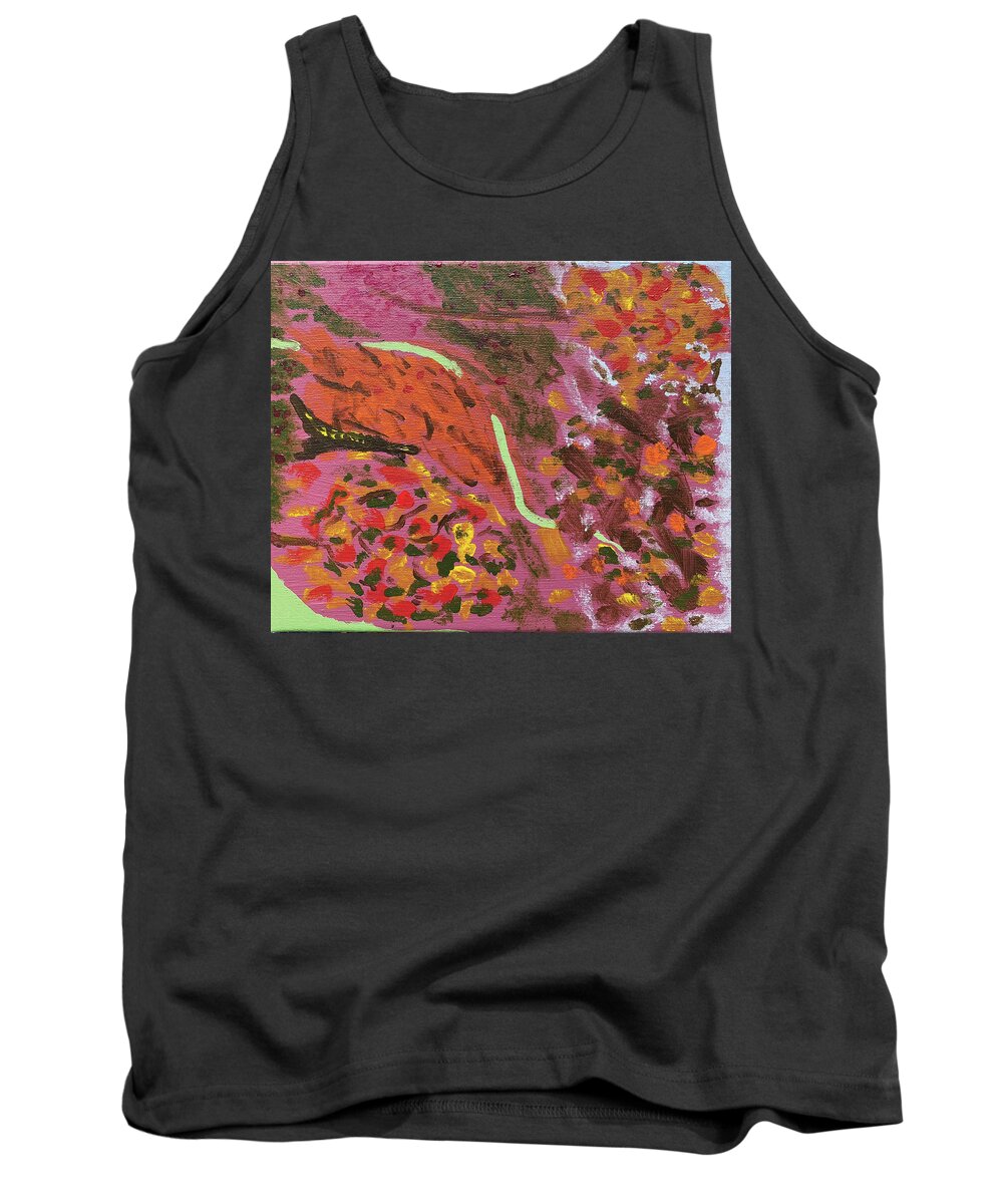 Fall Tank Top featuring the painting Fall 2 by David Feder