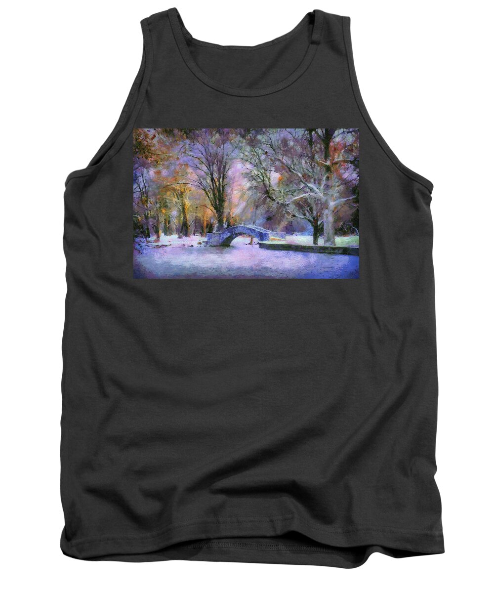 Change Of Season Tank Top featuring the photograph Fall Giving Way to Winter by Jack Wilson
