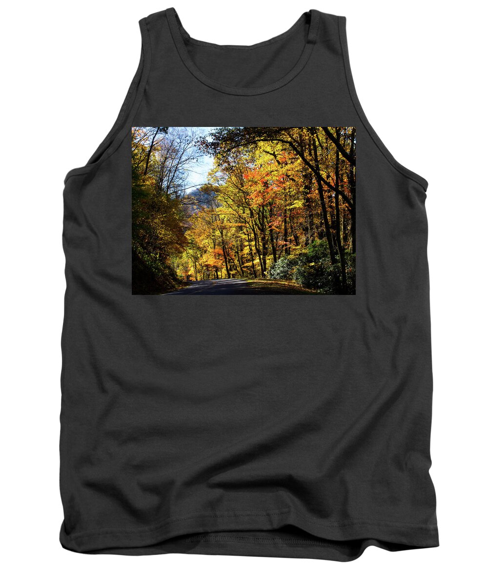 Blue Ridge Parkway Tank Top featuring the photograph Fall on the Blue Ridge Parkway by Charles Floyd